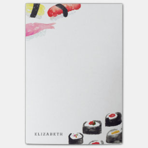 Personalised Sushi Post-it Notes