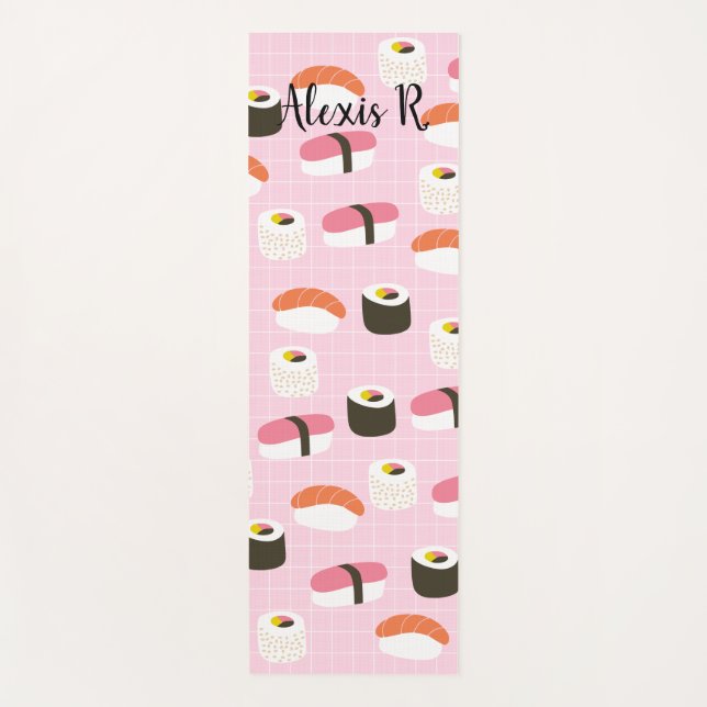 Personalised Sushi Yoga Mat (Front)