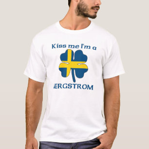 Personalised Swedish Kiss Me I'm Bergstrom T-Shirt