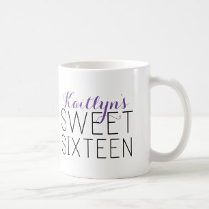 Personalised Sweet 16 Mug