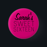 Personalised Sweet 16 Pin<br><div class="desc">Personalised Sweet 16 Pin Favour</div>