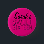 Personalised Sweet 16 Pin<br><div class="desc">Personalised Sweet 16 Pin Favour</div>
