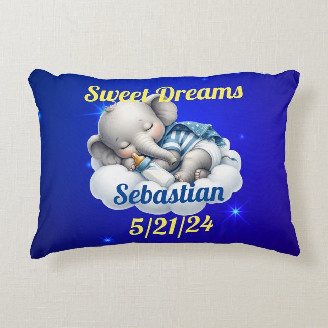 Personalised sweet dreams decorative cushion (Front)