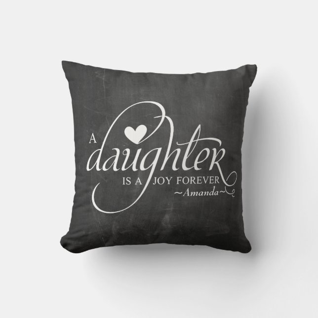 Personalised Sweet Gifts for Daughter Cushion (Front)