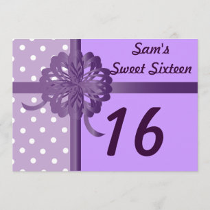 Personalised Sweet Sixteen Invitartion-Customise Invitation