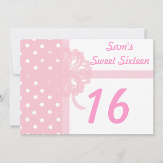 Personalised Sweet Sixteen Invitartion-Customise Invitation