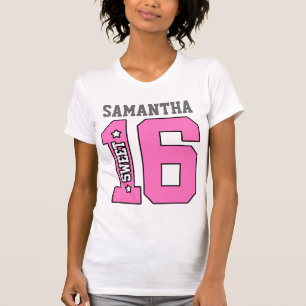 Personalised Sweet Sixteen Shirt