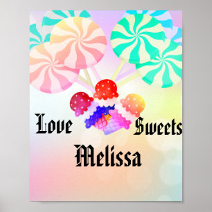 Personalised Sweet Treats Poster