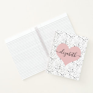 Personalised sweetheart  notebook