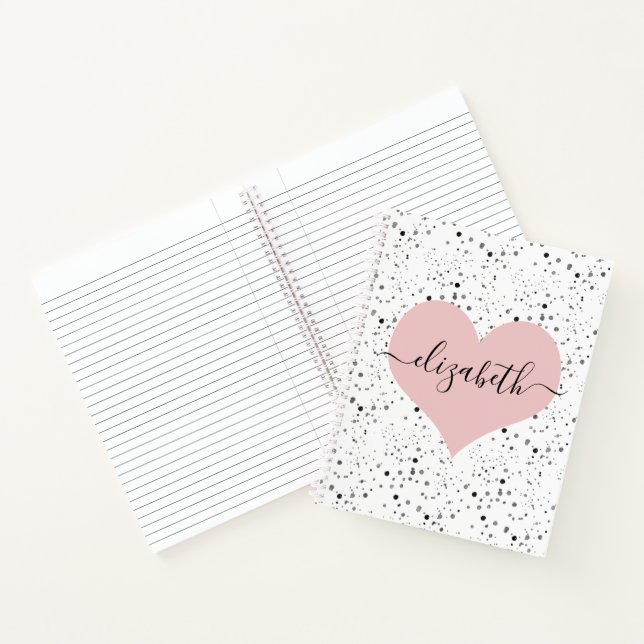 Personalised sweetheart  notebook (Inside)