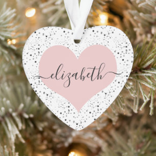 Personalised sweetheart  ornament