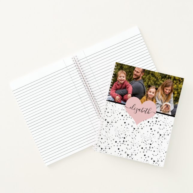 Personalised sweetheart  photo notebook (Inside)