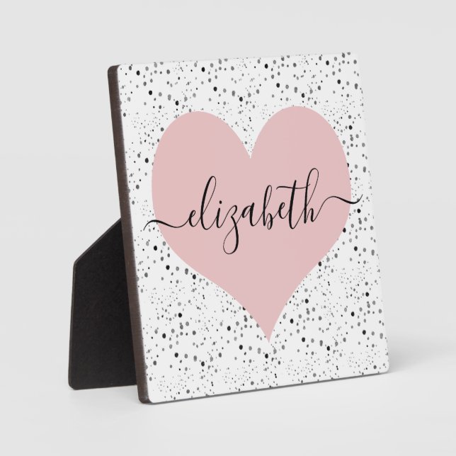 Personalised sweetheart  plaque (Front)