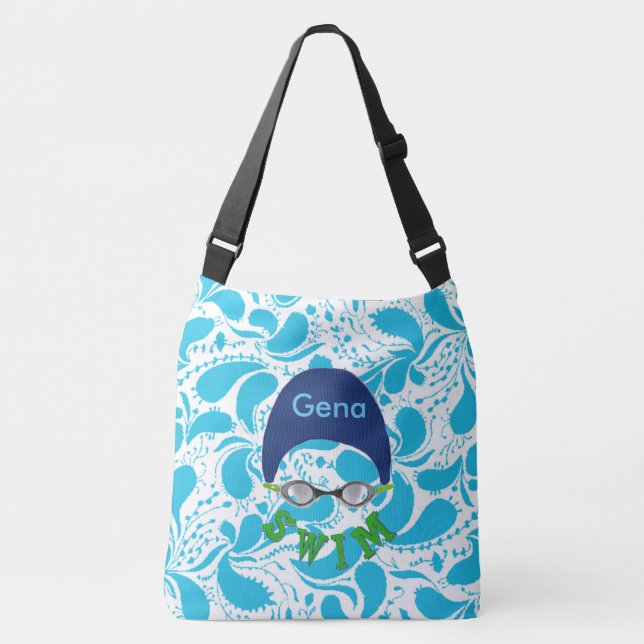 Personalised Swim Cross Body Bag (Front)