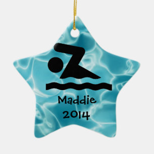 Personalised Swim Design Ornament