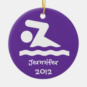 Personalised Swim Design Ornament