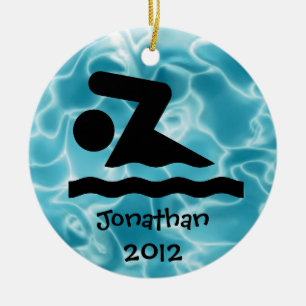 Personalised Swim Design Ornament