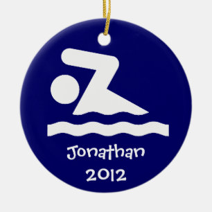 Personalised Swim Design Ornament