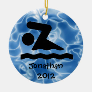 Personalised Swim Design Ornament