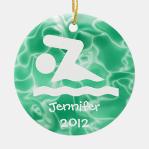 Personalised Swim Design Ornament