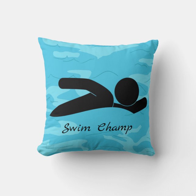 Personalised Swim Pillow (Front)