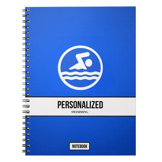 Personalised Swimming Notebook (Front)