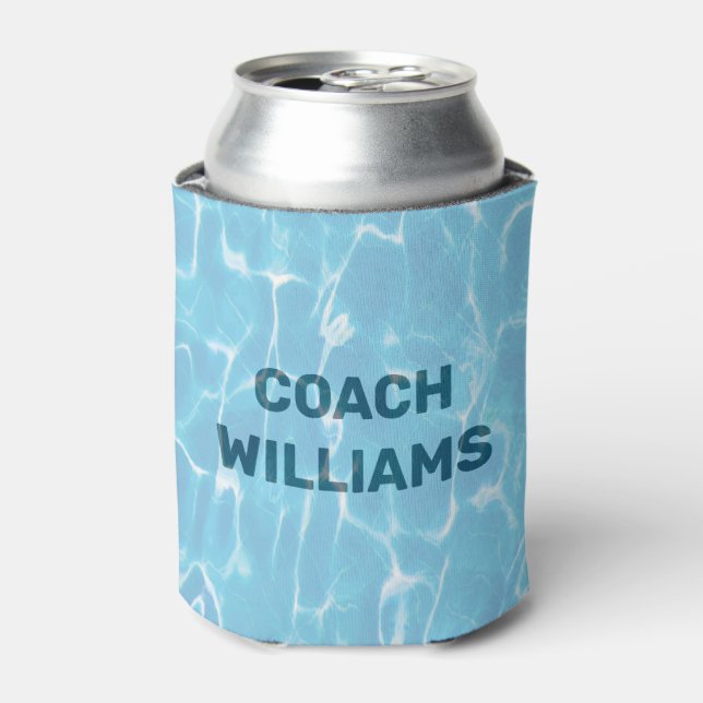 Personalised Swimming Pool Can Cooler (Can Front)