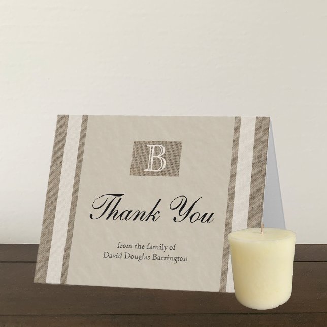 Personalised Sympathy Thank You Note Cards (Creator Uploaded)
