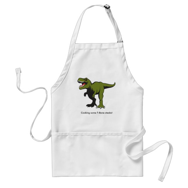 Personalised T-Rex Apron (Front)