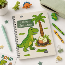 Personalised T-Rex Cute Dinosaur School