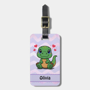 Personalised T-Rex Dinosaur Bag Tag