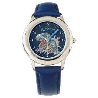 Personalised T-Rex dinosaur kids' watch