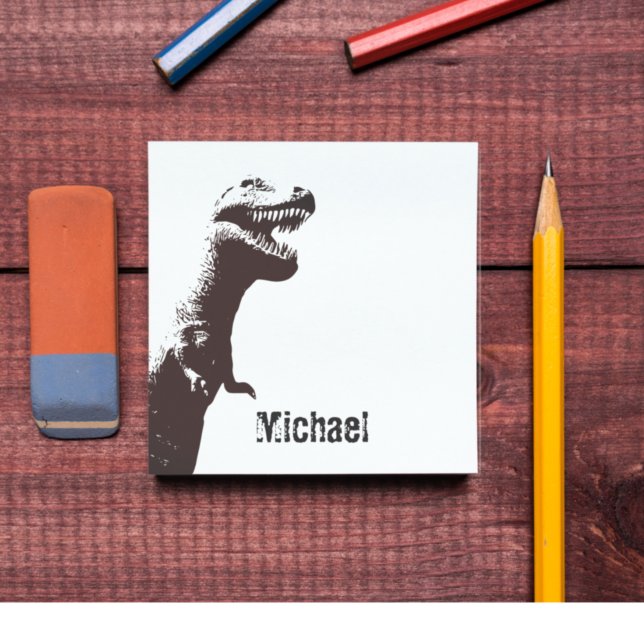 Personalised T-Rex  Post-it Notes (Creator Uploaded)