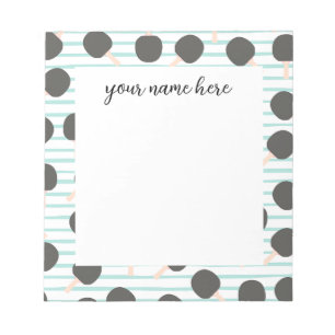 Personalised Table Tennis Notepad