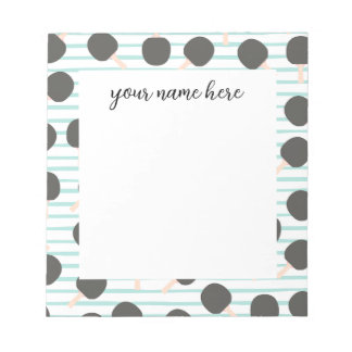 Personalised Table Tennis Notepad