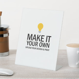 Personalised Tabletop Sign with Your Logo & Design
