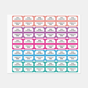 Personalised Tabs Divider Organiser Sticker Labels