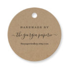 Personalised Tag for Handmade Items