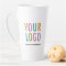 Personalised Tall Latte Mug Custom Logo 17 oz
