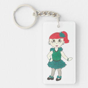 Personalised Tap Dance Teacher Recital Tapdancer Key Ring