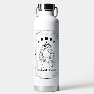 Personalised Tarot Feminist Witch Political Whimsy Water Bottle