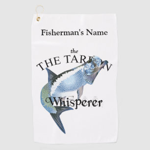 Personalised Tarpon Whisperer Fishing Towel