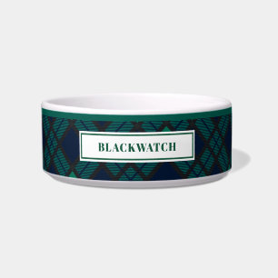 Personalised Tartan Clan Blackwatch Plaid Pattern Bowl