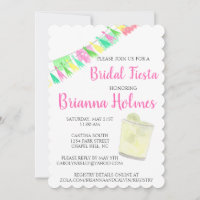 Personalised Tassel Papel Picado Pink Green Fiesta