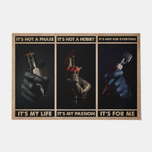 Personalised Tattoo Artist Doormat, Tatoo Maker  Doormat