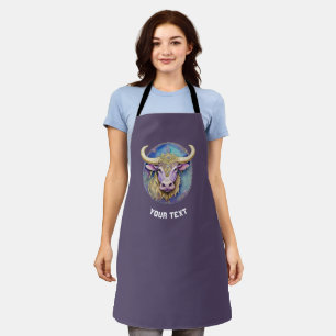Personalised Taurus Zodiac  Apron