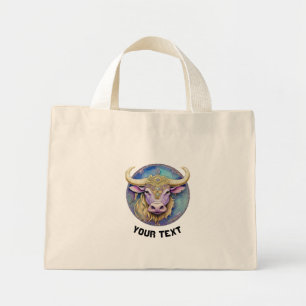 Personalised Taurus Zodiac Mini Tote Bag
