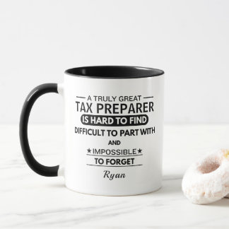 Personalised Tax Preparer Mug