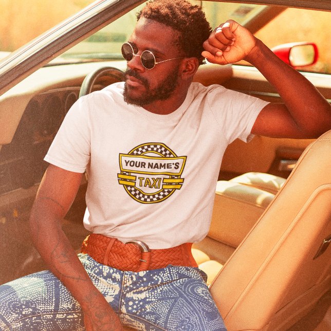 Personalised Taxi Logo T-Shirt (Creator Uploaded)