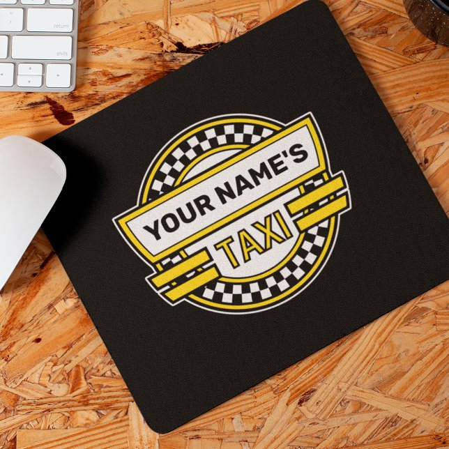 Personalised Taxi Sign Mouse Pad (Creator Uploaded)